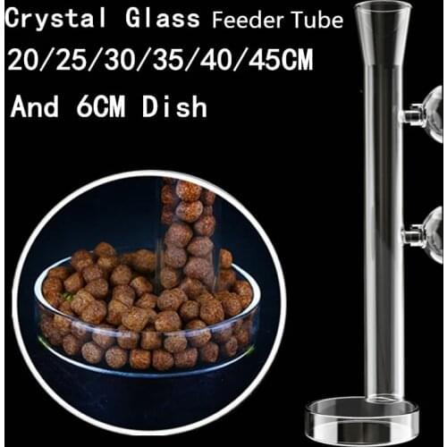6 Size Aqurium Shrimp Feeding Tube Food Feeder Dish Cup Fish Tank Crystal Red Shrimp Snail Food Pot Container