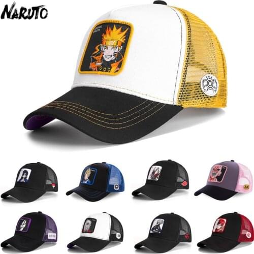 New Brand DRAGON BALL NARUTO UZUMAKI NARUTO All Styles Snapback Cotton Baseball Cap Men Women Hip Hop Dad Mesh Hat Trucker Hat