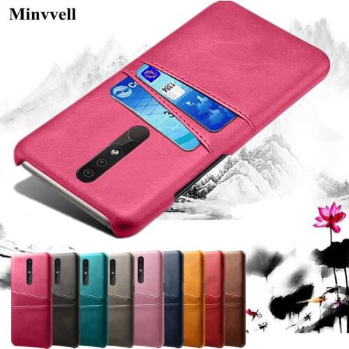 Leather Card Holder Phone Cases For Nokia 2 1 7 2.1 2.2 3.1 3.2 4.2 5.1 6.1 8.1 7.2 7.1 Plus X5 X6 X7 X71 9 Pureview Cover