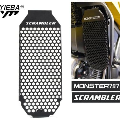 For Ducati Scrambler Desert Sled / Cafe Racer / Mach 2.0 2017-2020 Motorcycle Accessories Grill Oil Cooler Guard Cover Protector