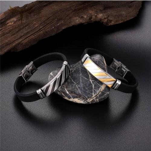 Золотые браслеты для мужчин Fgifter China At AliExpress