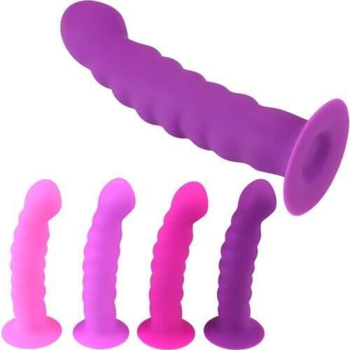 OLO Sex Toys for Man Woman Strong Sucker Silicone Bead Dildo G-spot Stimulation Vaginal Stimulator Anal Plug Prostate Massager