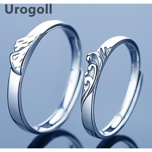 Fashion Rings 100% Pure 925 Sterling Silver Rings Wedding Mountain Sea Ring Jewelry Accessories Anniversary Ring For Lover Gift
