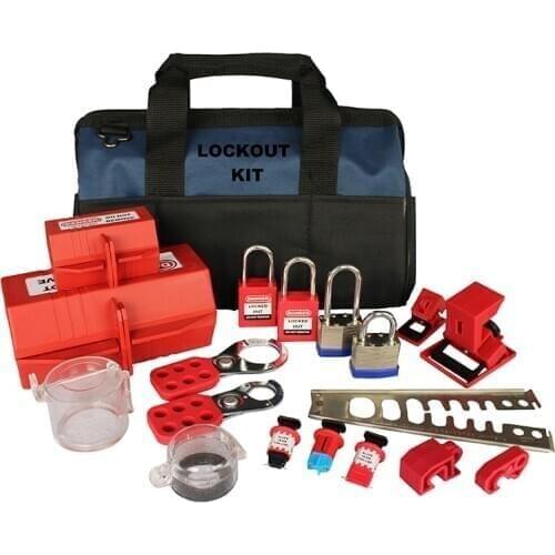 Lockey OEM Combination Safety Portable Loto Locks Out Group Electrical Lockout Tagout Kit