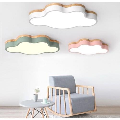 Cloud chandelier LED Baby Chandelier Lighting For Living room Bedroom wooden chandelier Indoor home children chandelier