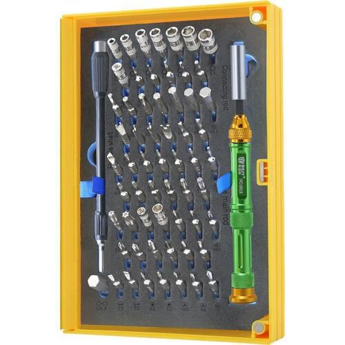 Magnetic bit driver kit 63 in 1 Professional repair tools kit Multifunctional precision screwdriver set for iPhone,Mac,Laptop