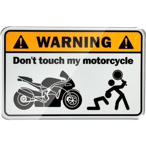Don't Touch My Motorcycle Motorcycle Stickers Moto Decals Tank Stickers Case for Kawasaki Suzuki Ducati Aprilia Honda Yamaha