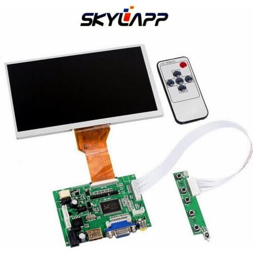 New 9''inch LCD Display Raspberry Pi LCD Display Screen TFT Monitor AT090TN12 HDMI VGA Input Driver Board Controller Free Ship