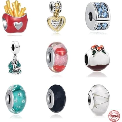 New European Heart Family Forever Love Mom Rabbit Beads Fit Original Pandora Charms Silver 925 Bracelet Jewelry Diy Accessories