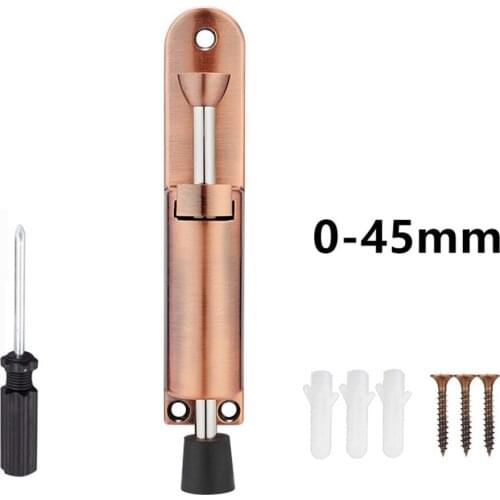 Zinc Alloy Foot-operated Lever Door Stops Adjustable Kickdown Bronze Door Holder Door Stop Hardware Door Buffer Fittings