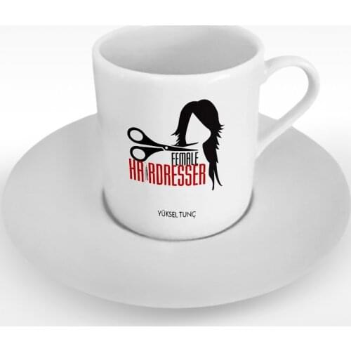 Personalized Occupational Women Detailing Turkish coffee Cup-2
