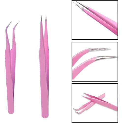 New Die Cutting Tools 12cm Curved Fine Point Tweezers Black Coated Accurate For Cutting Dies Projects