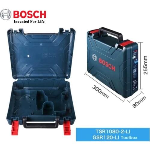 Bosch Portable Toolbox Storage box For Bosch GSR 120-Li Electric drill Storage Box Plastic Shell Hard Tool Box