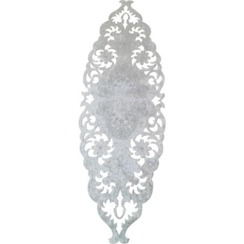 Daisy Lux Velvet Runner Gray