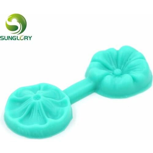 Button 3D Silicone Flower Mold Cupcake Decoration Baking Flowers Silicone Fondant Mold Cake Decorating Tools Moldes De Silicona