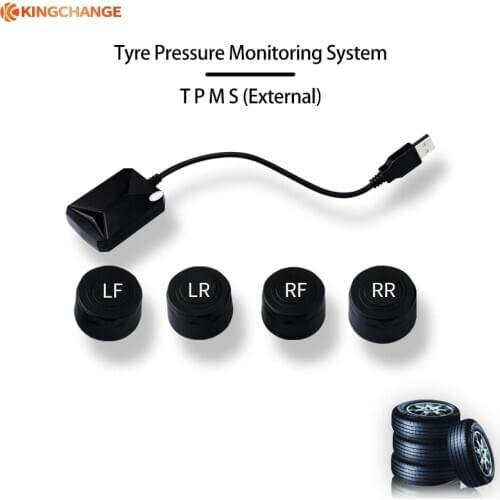 Kingchange Tire Pressure Monitoring System TPMS Alarm Car External Sensor Display Explosion Proof