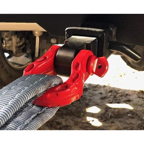 3/4" 22MM/0.87” 5T/11000lb U type shackle for winch towing strap trailer heavy duty hook cross country ATV UTV tow trailer