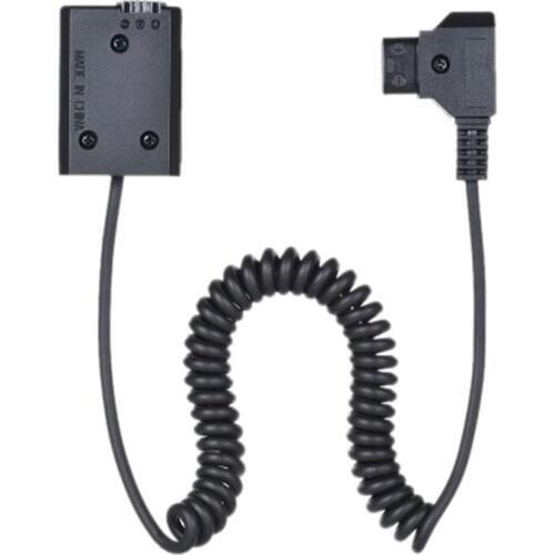 V-Mount / Anton Bauer D-Tap To NP-FW50 DC Coupler Power Dummy Battery Adapter Coiled Cable for Sony A7 A7Ii A7S A7R A7Sii A7Rii