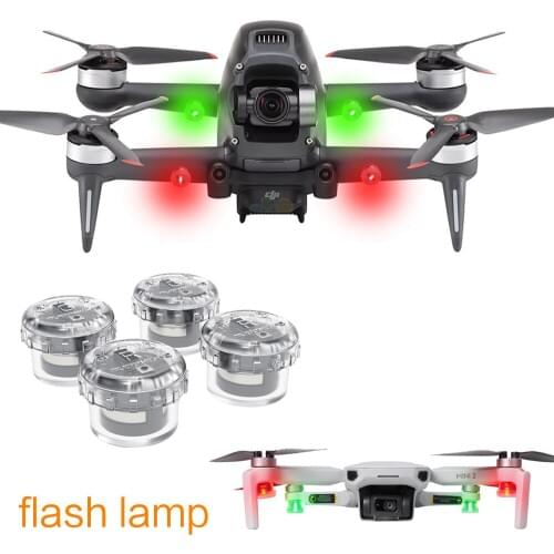 Flash Strobe Flight Light for DJI FPV Drone Accessories /Mavic Air 2 /mavic Mini 2/Phantom Drone Lamp Night