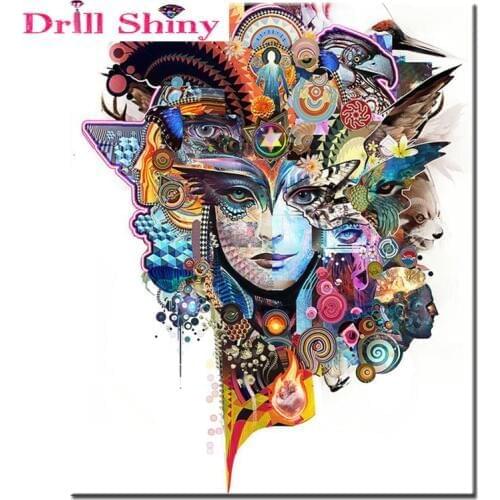 Diamond Painting Cross Stitch Kits Diy Diamond Embroidery woman 3d square Drill Diamond Mosaic Rhinestone Pasted Full Canvas