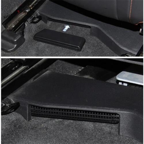 Yimaautotrims Seat Under Air Conditioning AC Outlet Vent Protection Cover Trim Black Fit For Volvo V60 S60 2013 - 2018 Interior