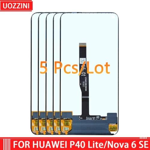 5Pcs/Lot Lcd For Huawei P40 Lite Nova 6 SE P40Lite Lcd Display Touch Screen For Huawei Nova 6SE Lcd Digitizer Assembly