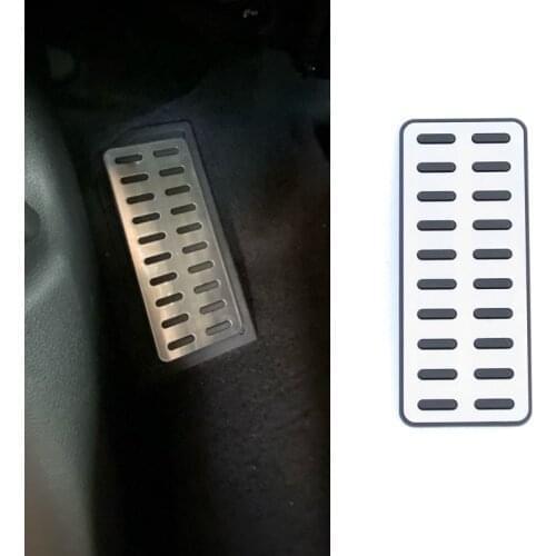 1pc Car Foot Rest Pedal Cover For Hyundai Ix25 Creta Accent Verna Solaris Elantra i30 for Kia K2 Rio Soul KX3 K5 Optima Parts
