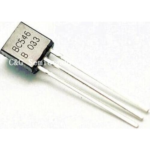 100PCS BC546 BC546B Triode NPN Low Power Transistor TO-92