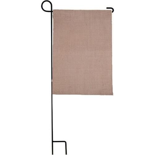 100pcs blank linen garden flag polyester burlap garden banner decorative yard flag for embroidery and sublimation JF