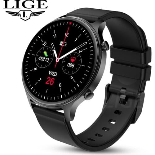 2021 New Smart Watch Men Full Touch Screen Sports Fitness Blood Pressure Watch IP68 Waterproof For Android Ios Smartwatch Mens