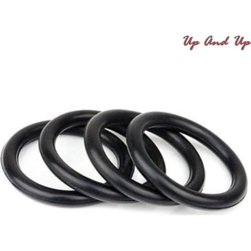4PCS/lot Car Bumpers Quick Release Fasteners Replacement Rubber O-Rings Gaskets Black