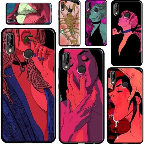 Hot Girls Bikini Sexy Case For Huawei P30 P40 P10 P20 Lite P Smart 2021 Nova 5T Cover For Honor 20 Pro 8X 9X 10i