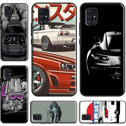 Sports Car JDM Drift Case For Samsung A12 A32 A42 A52 A72 A20e A21S A11 A31 A51 A71 A70 A50 A10 A20 A02 S Cover
