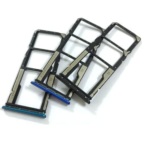 Sim Tray Holder For Xiaomi Redmi 9A Redmi9A SIM Card Tray Slot Holder Adapter Socket Repair Parts