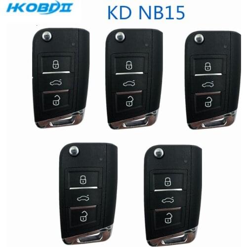 HKOBDII KEYDIY Original KD NB15 3 Buttons with Universial Chip Remote Key For KD900/KD-X2/URG200 Remote