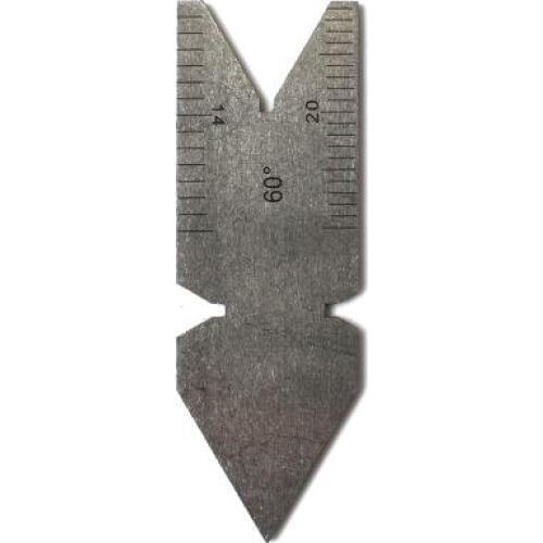 USA American Standard ASTM 60 center gauge lathe tool angular template angle gage bit gauge arc model alignment knife mold