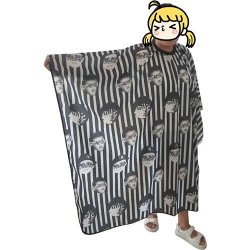 Fashion Concise Style Haircut Dyeing Coloring Wrap Cape Gown Apron Hairdressing Cloth E708