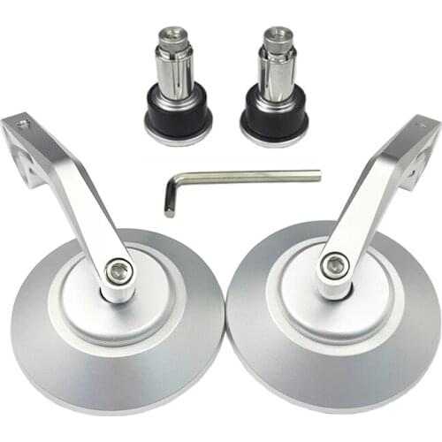 New 7/8 " 22mm Universal 1 pair Motorcycle rear view mirror CNC Handlebar Bar End Rearview Side Mirrors Motorcycle Accessories