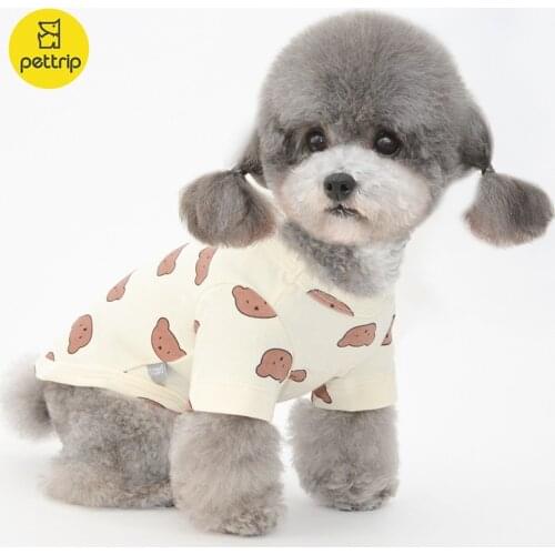 Dog Clothes Soft T-shirt Thin Vest Striped Round Neck T-shirt For Small And Medium Dogs Pet Puppy Vest T-shirt Dog Cloth