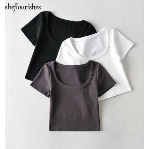 Женские хлопковые футболки Sheflourishes China At AliExpress