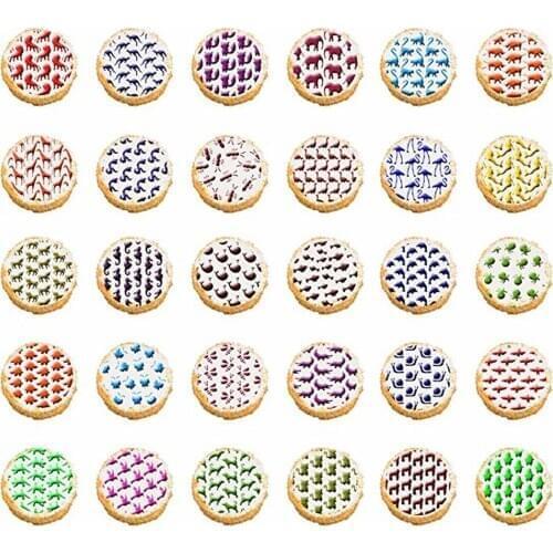 30 Style 1pc Animal Cookie Mold Stencil for Baking Gingerbread Cake Scrapbook Decoration Template Mold