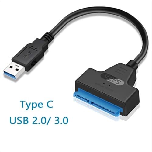 USB SATA 3 Cable Sata To USB 3.0 Adapter UP To 6 Gbps Support 2.5Inch External SSD HDD Hard Drive 22 Pin Sata USB 3.0 Converter