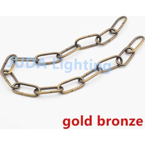 Vintage bronze Bearing Drag chains hanging Top chains for retro chandelier crystal lamp led pendant lamp Lighting Accessories