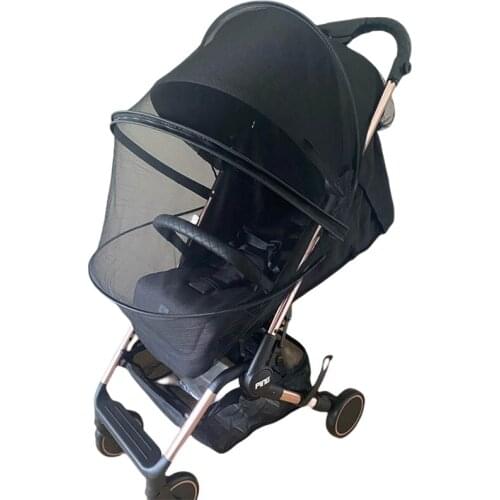 Zipper type fly protection accessories childrens crib summer mesh carriage full cover mosquito net baby stroller trolley