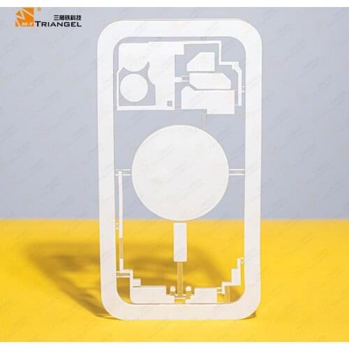 M-Triangel Physical Drawing Guard Mold Protect for Laser Machine Working During Separting Back Glass for iPhone 8 to 12 Pro Max