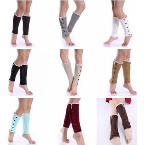 2016 Womens leg warmers Dance Warm up knitted booty Gaiters Boot Cuffs Covers 24pair/lot #3928