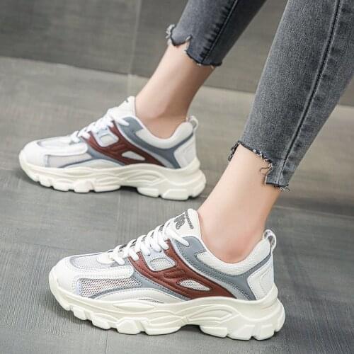 Sneakers Spring Black Low-Top Injection Moulded Shoes Lace-up Daily Womens round Toe Womens Shoes