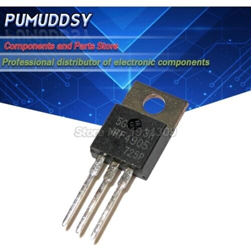 10PCS IRF4905 IRF4905PBF TO-220 MOS FET P channel field effect 74A 55V 200W Triode Transistor IC