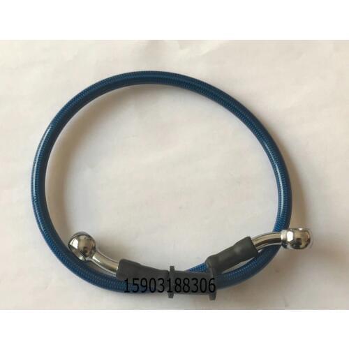 AN3 Brake Clutch Oil Hose Motorcycle Brake Lines Pipes 70cm Length Stainless Steel Braided Brake Hose