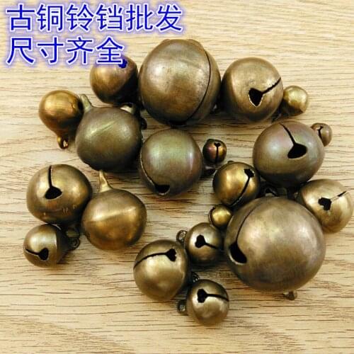 Bronze Bell Accessories Diy Pet Bracelet Anklet Necklace Pendant Key Fastener
